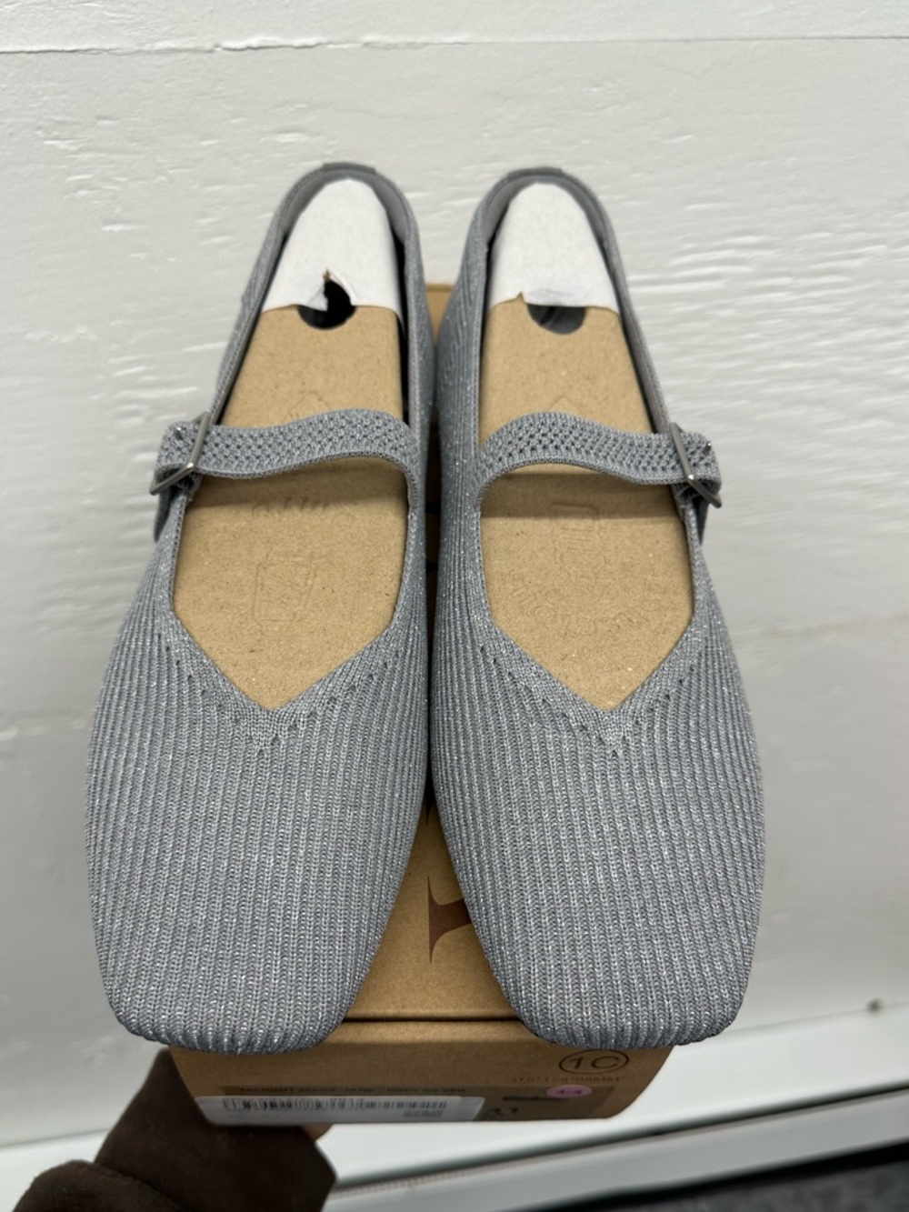 Vivaia Mary Jane - grey silver